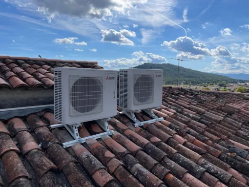 Installation Climatisation sur toiture